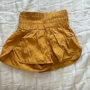 yellow free people movement shorts